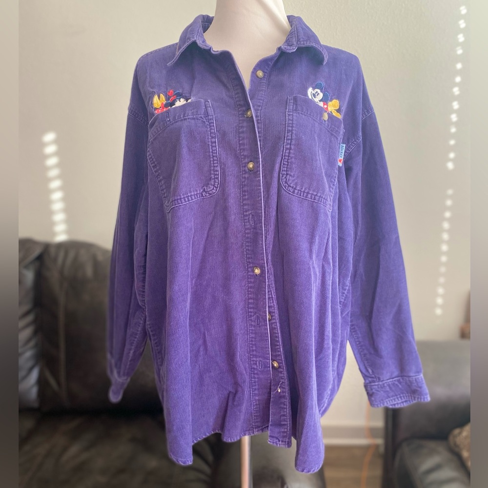 Vintage Unlimited Disney Mickie Button down